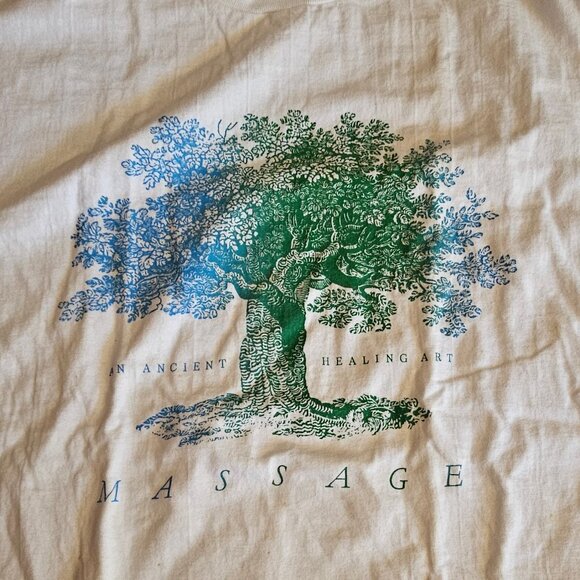 Hanes Other - Massage an Ancient Healing Art Size L (42-44) T-Shirt